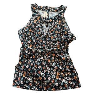 The General Good floral tank‎ top halter in XS